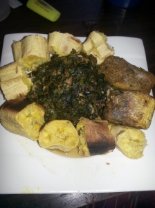I eat it with plantain sometimes